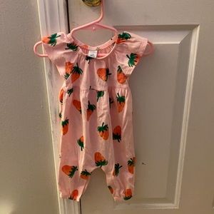 Baby girl one piece jumpsuit. 3-6 months.